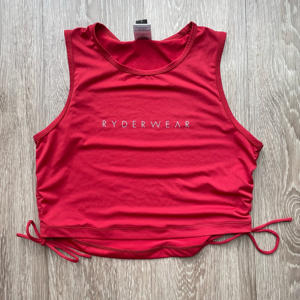 Red Ryderwear crop top